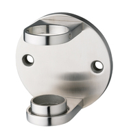 Service d'usinage CNC de haute qualité, fixation latérale personnalisée, plaque ronde, petit poteau de main courante, fixation sur façade