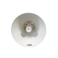Altavoz de Bocina de Amplio Rango Impermeable ABS, Altavoz de Voltaje Constante de Doble Tamaño para Estación de Acoplamiento, Sistema de PA Cuadrado para Exteriores