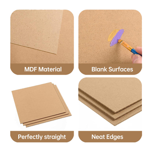 Pannello in legno <span class=keywords><strong>MDF</strong></span> 18 mmm15mm HDF laminati <span class=keywords><strong>pannelli</strong></span> <span class=keywords><strong>MDF</strong></span> 2mm 3mm <span class=keywords><strong>MDF</strong></span> pannello decorativo fai da te progetti artigianato pittura incisione - Product Image 2