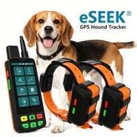 ESEEK Robuster VHF+4G Jagdhund-GPS-Tracker 15KM Offline-Karte Sprachnavigation Ohne Monatliche Gebühr