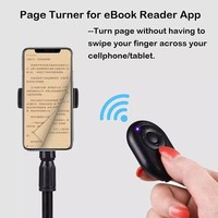 Control Remoto Inalámbrico BT Mini para Tiktok, Éxito de Ventas de Fábrica, con Alcance de 10 Metros, Botón de Temporizador para Android