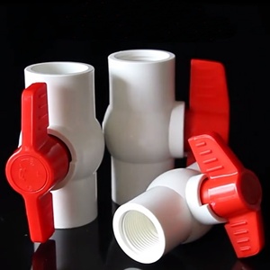 Robinet à bille bidirectionnel écologique et durable de 40 mm pour le contrôle de l'irrigation de jardin, coupe-circuit pour tuyau d'eau en PVC - Product Image 3
