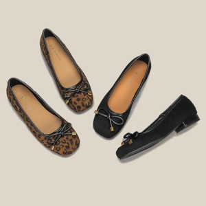 Nuevo diseño de zapatos planos de moda para mujer, zapatos de bailarina de suela blanda, zapatos de vestir informales para uso diario, logotipo personalizado para mujeres y damas - Product Image 2