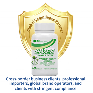 Suplemento Herbal Vegano para la Desintoxicación del Hígado, 100% a Base de Plantas, Cumple con las Normas de la UE, Etiquetado y Empaquetado Personalizados, Suplemento Apto para Veganos - Product Image 2