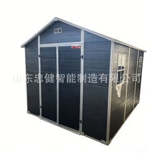 โรงเก็บของในสวน ZJIM ขนาด 8x10 ฟุต ทำจากพลาสติกโพลีโพรพิลีน - Product Image 2