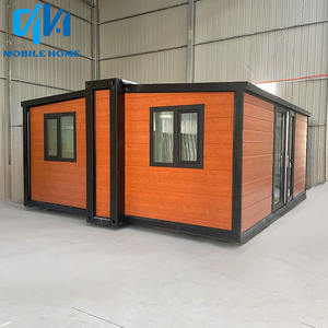 2-slaapkamer prefab verplaatsbare mini-container villa, milieuvriendelijk prefab, draagbaar, uitbreidbaar huis, klein modulair huis - Product Image 4