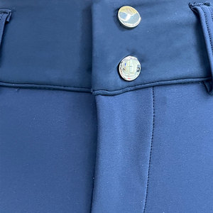 Ropa Ecuestre de Diseño Personalizado, Pantalones de Montar para <span class=keywords><strong>Mujer</strong></span> en Tela Reciclada, Breeches de Silicona Completa con Cierre, Leggings de Equitación - Product Image 4