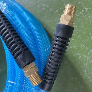 Tuyau en polyuréthane (PU) bleu renforcé de 1/4 "X25FT avec raccords 1/4 NPT pour outils pneumatiques PRÊT à EXPÉDIER - Product Image 6