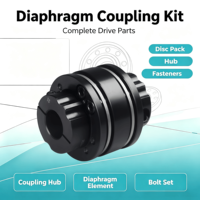 Accouplement élastique à diaphragme en acier non standard, connexion par boulons, personnalisable OEM, durable et longue durée de vie, garantie 1 an
