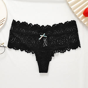 Venta caliente Señoras Tangas Sexy Encaje Tallas grandes Ropa Interior De Mujer Ropa De Intima Para Mujer - Product Image 6