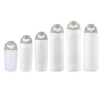 Bouteille d'eau sport isotherme en acier inoxydable avec logo personnalisé, 19oz, 24oz, 32oz, double ouverture, idéale pour les enfants et les voyages, garde au chaud