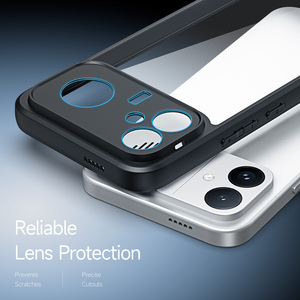 Coque de téléphone transparente antichoc en PU+TPU avec effet givré de style minimaliste pour Redmin K90 Max - Product Image 6
