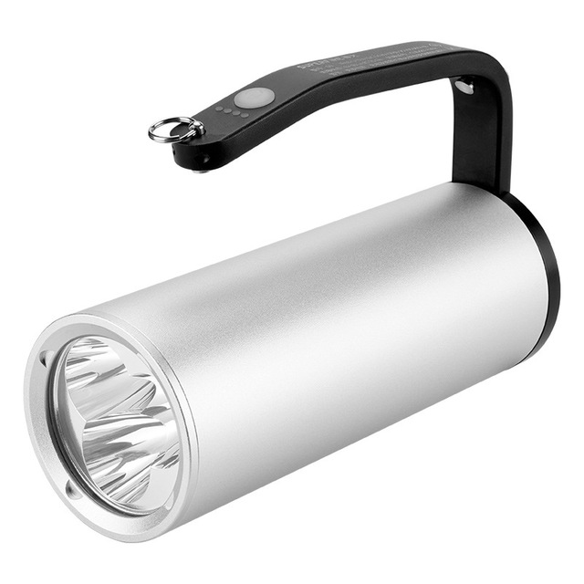 Portable IP68 Explosion-Proof Emergency Flashlight with AR111 Base Portable Aluminum Searchlight for Fire Use