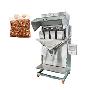 CE SS304 50g 200g 1000g Cashew Nuts Grain Corn Vibratory Weigh Filler Granule Packing Machine