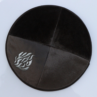 Kipá Judía Yamaka con Logotipo Personalizado, Bordado en Relieve, para Adultos, Hombres, Fiestas al Aire Libre, Bodas, Todas las Temporadas, Circunferencia de Cabeza de 48-50 cm