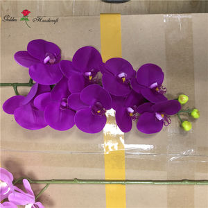 QSLH-H1357ขายส่ง Latex ผีเสื้อ Real Touch Phalaenopsis <span class=keywords><strong>Orchid</strong></span> สำหรับงานแต่งงาน - Product Image 5
