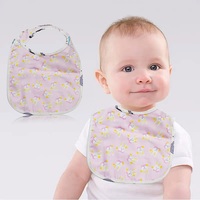 Rose mignon dessin animé lapin modèles infantile Burp chiffons alimentation bébé Bandanas gros coton imperméable bébé bavoir