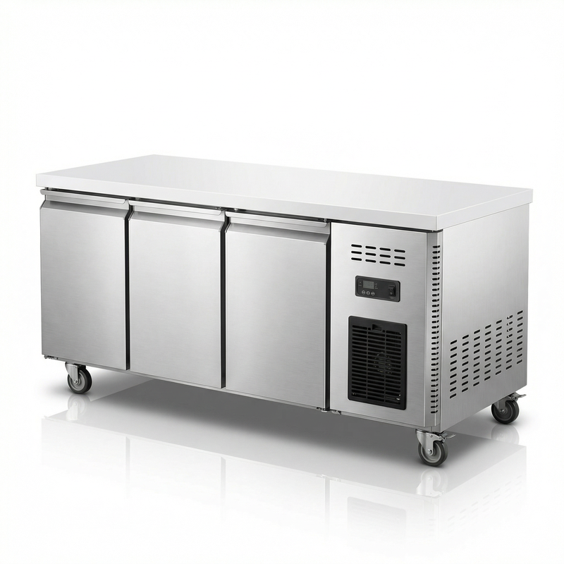 Commercial Under Counter Stainless Steel Fridge