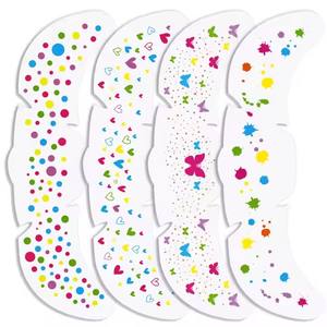 OEM ODM Maquillage Temporaire Tendance Étanche Feuille d'Argent Métallique Paillettes Taches de Rousseur Tatouage de Visage pour Femmes Papier de Surbrillance Or - Product Image 2