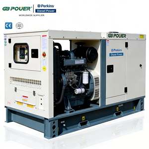 Groupe électrogène diesel Perkins 800 KVA, 60 Hz, refroidissement par eau, châssis ouvert, capot silencieux, ATS - Product Image 2