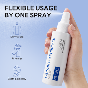 Spray de soin post-tatouage pour le corps testé par des dermatologues sans cruauté Spray de soin pour la peau à brume fine Nettoyage en profondeur sans alcool Spray de soin pour piercing - Product Image 2