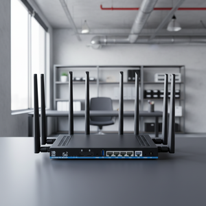 Router Inalámbrico 5G WiFi <span class=keywords><strong>6</strong></span> AX3000 <span class=keywords><strong>de</strong></span> Doble Banda Ultra Rápido a <span class=keywords><strong>Precio</strong></span> <span class=keywords><strong>de</strong></span> Descuento, Compatible con Ranura para Tarjeta Nano SIM ESIM, Software OpenWRT, Router 5G con SIM - Product Image 1