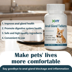Comprimidos Personalizados para Glândulas Anais Promovem o Suplemento Natural Comprimidos para Glândulas Anais Suplemento para Cães e Gatos - Product Image 3