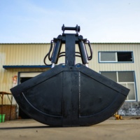 Godet de préhension hydraulique électrique pour matériaux en vrac, grappin à quatre cordes pour utilisation portuaire, grappin pour marchandises en vrac