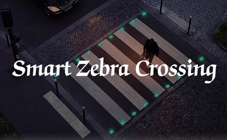 横断歩道 LED Crosswalk Ground Zebra Crossing Warning Light - Pedestrian