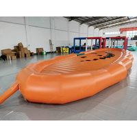 Grand château gonflable d'extérieur en PVC de qualité commerciale, écologique, en forme de citrouille, capacité 40 personnes, pour enfants et adultes