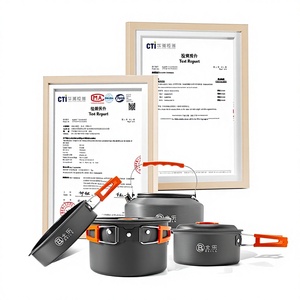 Bouilloire de camping portable en aluminium, théière d'extérieur 0,8L-2,0L, légère, anodisée, pour la randonnée - Product Image 4