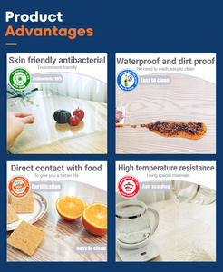 Mềm siêu rõ ràng 3mm trong suốt <span class=keywords><strong>PVC</strong></span> bảng vải không thấm nước phim - Product Image 4