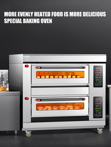 Forno rotativo elettrico automatico a convezione per forno da forno e prodotti dolciari forno elettrico - Product Image 6