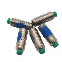 Vis sans tête hexagonale à pointe pour chien, personnalisées, de haute qualité, petites et souples, M2.5-M10, en acier inoxydable, titane, aluminium