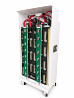 Kit de boîtier de batterie DIY 48V LiFePO4 16S, boîtier de batterie vide avec affichage LCD BMS pour stockage d'énergie solaire domestique, cellules 280Ah 314Ah