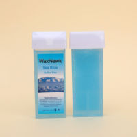 WaxNewK Wax Dropshiping Portable 100g Roll on Wax Chauffé Colophane Cartouche Libre Cire D'abeille Chaude Saphir Cuivre Cire