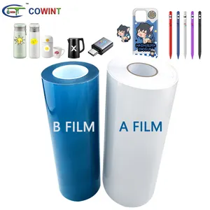 Cowint 2023 diskon besar Printer DTF UV transfer ab film pet uv dtf film foil untuk Printer Epson DTF dengan film transfer A/B