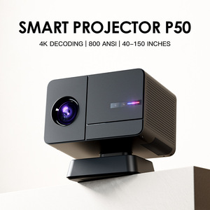 P50 Xách Tay HD 1080P Nhà Thông Minh Chiếu Tự Động Tập Trung Đèn LED 2G RAM <span class=keywords><strong>Android</strong></span> 11 Hệ Điều Hoạt Được Xây Dựng Trong Hướng Dẫn Sử Dụng 3D Cho Nhà - Product Image 2