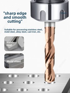 Hiệu suất cao 5D Xoắn khoan bit 2 Sáo rắn <span class=keywords><strong>Carbide</strong></span> khoan bit sâu lỗ khoan chế biến - Product Image 6