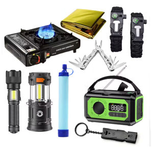 Equipo de supervivencia profesional, botiquín de primeros auxilios, botiquín de emergencia Con linterna de Radio, silbato para terremotos, senderismo, caza - Product Image 1