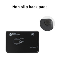 Venta directa de fábrica Smart NFC USB ID Card Reader RFID Desktop 125Khz Lector de tarjetas Skimmer sin contacto