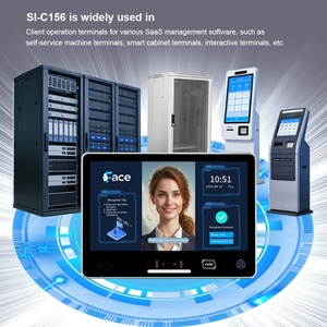 Panel de Control de Acceso con Pantalla Táctil de 15.6 Pulgadas, Android 11 RK3568, Cámara Binocular, Huella Dactilar, Reconocimiento Facial y de Venas Palmarias para Rack de Servidor - Product Image 4