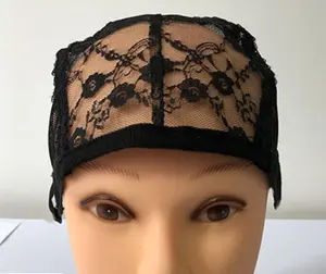 Großhandel Kuppel Mesh Häkeln atmungsaktive Mono filament verstellbare Schweizer Spitze Haar Weben Perücke Netz für die Herstellung von Perücken