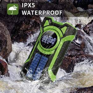 Factory Multifunction Solar Hand Crank Radio IPX5 Waterproof 4000mAh Power Bank NOAA FM AM SW BT Radio with Flashlight - Product Image 3