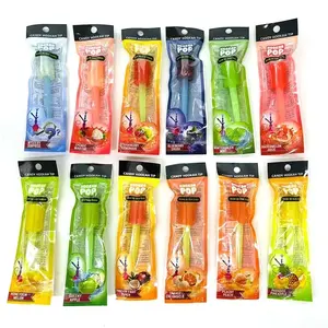 Hot Sale Hookah Shisha Accessories Cigarette Holder Individually Wrapped Straight Plastic Candy Flavored Sweet Hookah Tip