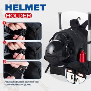 Mochila de Béisbol Tolaccea Unisex Personalizada BSCI, Ligera, Moderna, Impermeable, Forro de Oxford PU, Color Personalizado - Product Image 4