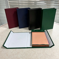 En stock : Livre d'échantillons de tissus vierge, couverture de livre d'échantillons textiles personnalisable avec LOGO pour l'affichage de tissus de mode et de confection