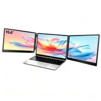 Extensor de Monitor Triple Portátil Universal P7 de 15.6 Pulgadas, FHD 1080P IPS, Plug & Play para MacBook Windows, Expansión de Pantalla Dual para Laptop