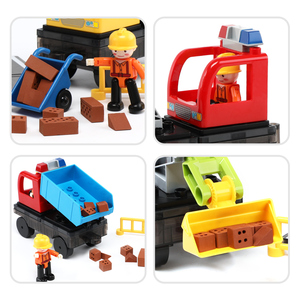 Juego de 50 Piezas de Bloques de Construcción Magnéticos de Plástico para Carreteras, Juego de Construcción Educativo STEM con Certificación CPC, Juguetes para Niños de <span class=keywords><strong>3</strong></span>+ Años - Product Image 5