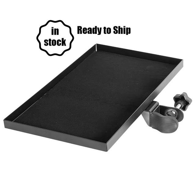 Yinyu TP250 Large 22x35cm Shelf with 3cm C-Clamp Grip for Music Studio & Live Streaming